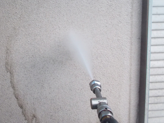 神奈川県座間市　外壁の高圧洗浄