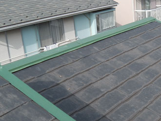 神奈川県横浜市戸塚区　屋根点検　屋根材は全体的に劣化