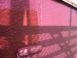 横浜市南区　屋根塗装　中塗り　水系ナノシリコン