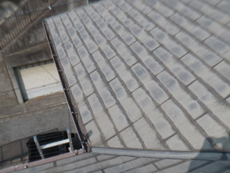 神奈川県横浜市神奈川区　屋根点検　屋根塗装劣化