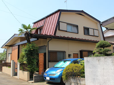 神奈川県横浜市都筑区　屋根葺き替え　瓦棒葺き　外壁塗装　コスモシリコン　完工