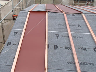 神奈川県横浜市都筑区　屋根葺き替え　ガルバリウム鋼板