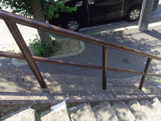 神奈川県横浜市青葉区　細部塗装　階段手すり塗装