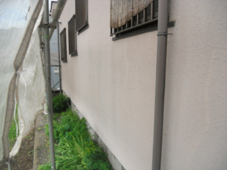 神奈川県相模原市緑区　高圧洗浄後　外壁
